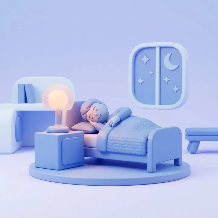 Noche tranquila en la cama con un suave sonido de fondo: confort auditivo con Aurivit